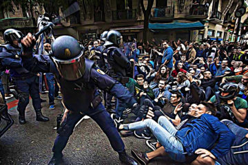violence en catalogne