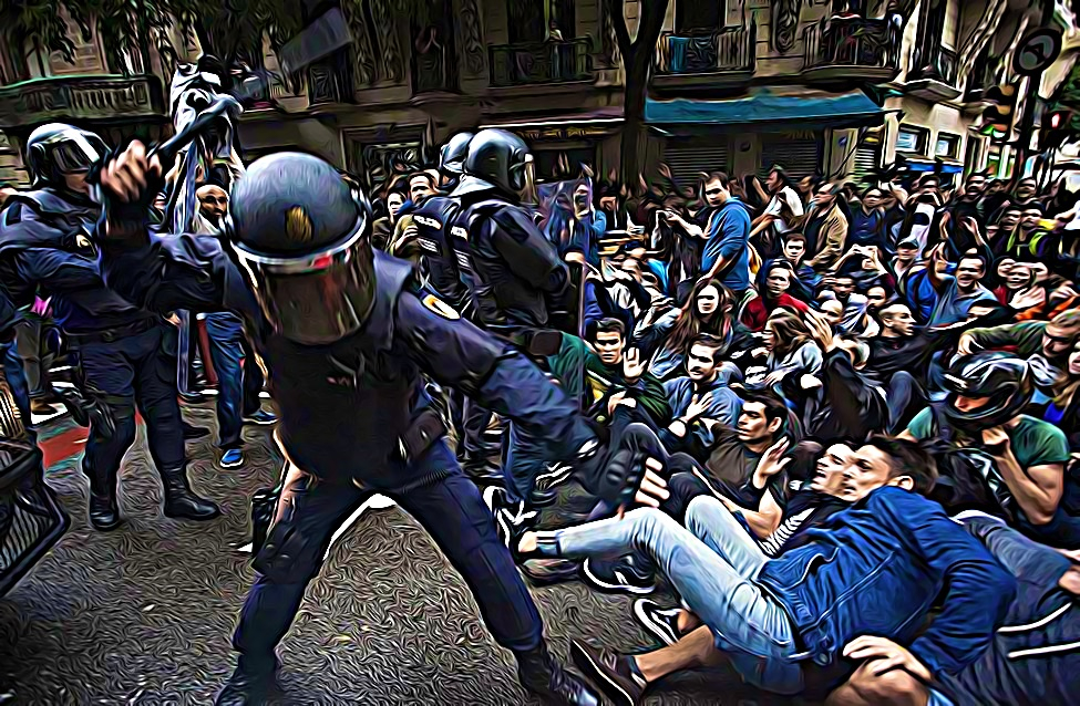 violence en catalogne