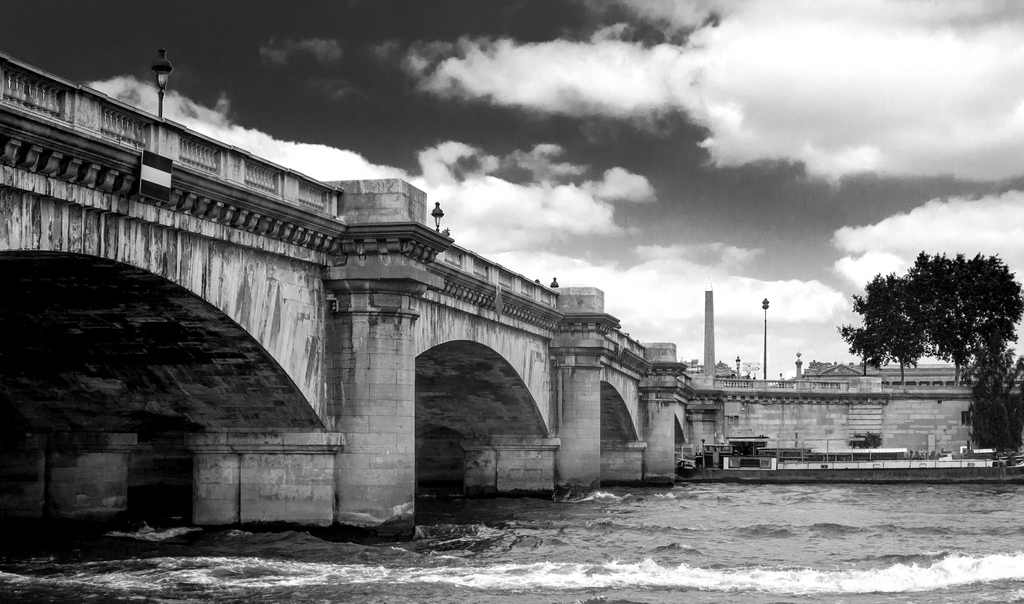 quai de Seine noir et blanc