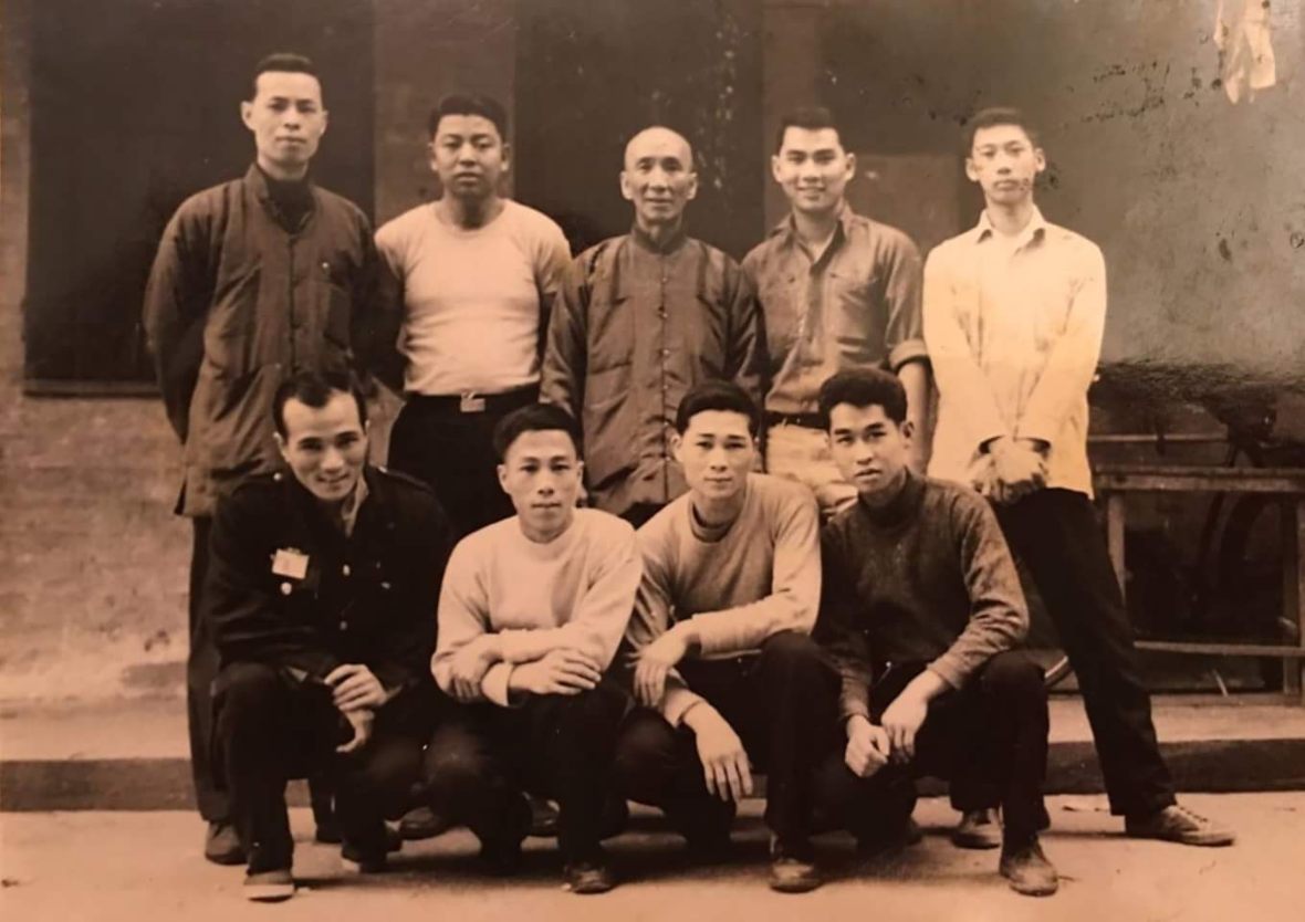 Yip Man et sa classe de combattant wing chun