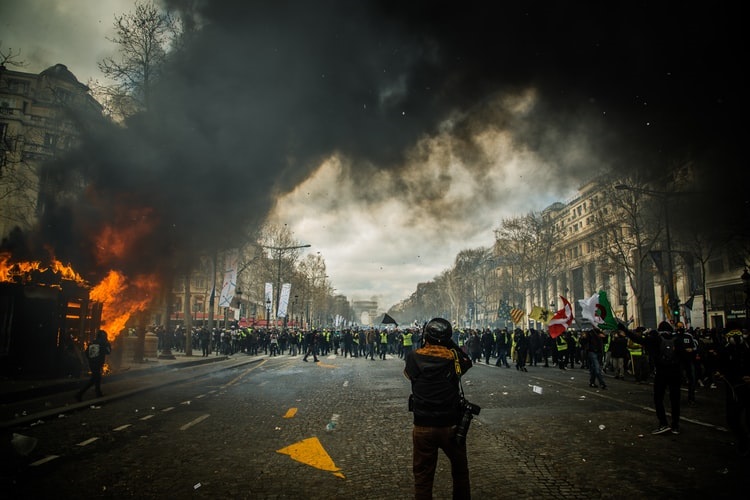 la galère des photoreporters