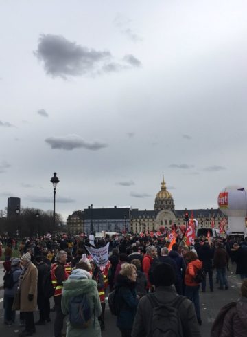 manif contre réforme des retraites